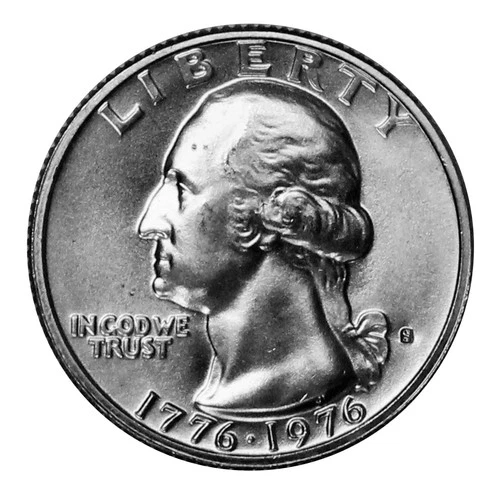 1976-S Washington Bicentennial Quarter — photo from another recent sale