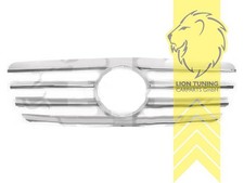 Sportgrill Kühlergrill für Mercedes Benz W210 S210 E-Klasse silber chrom Sportgrill Kühlergrill für Mercedes Benz W210 S210 E-Klasse silber chrom