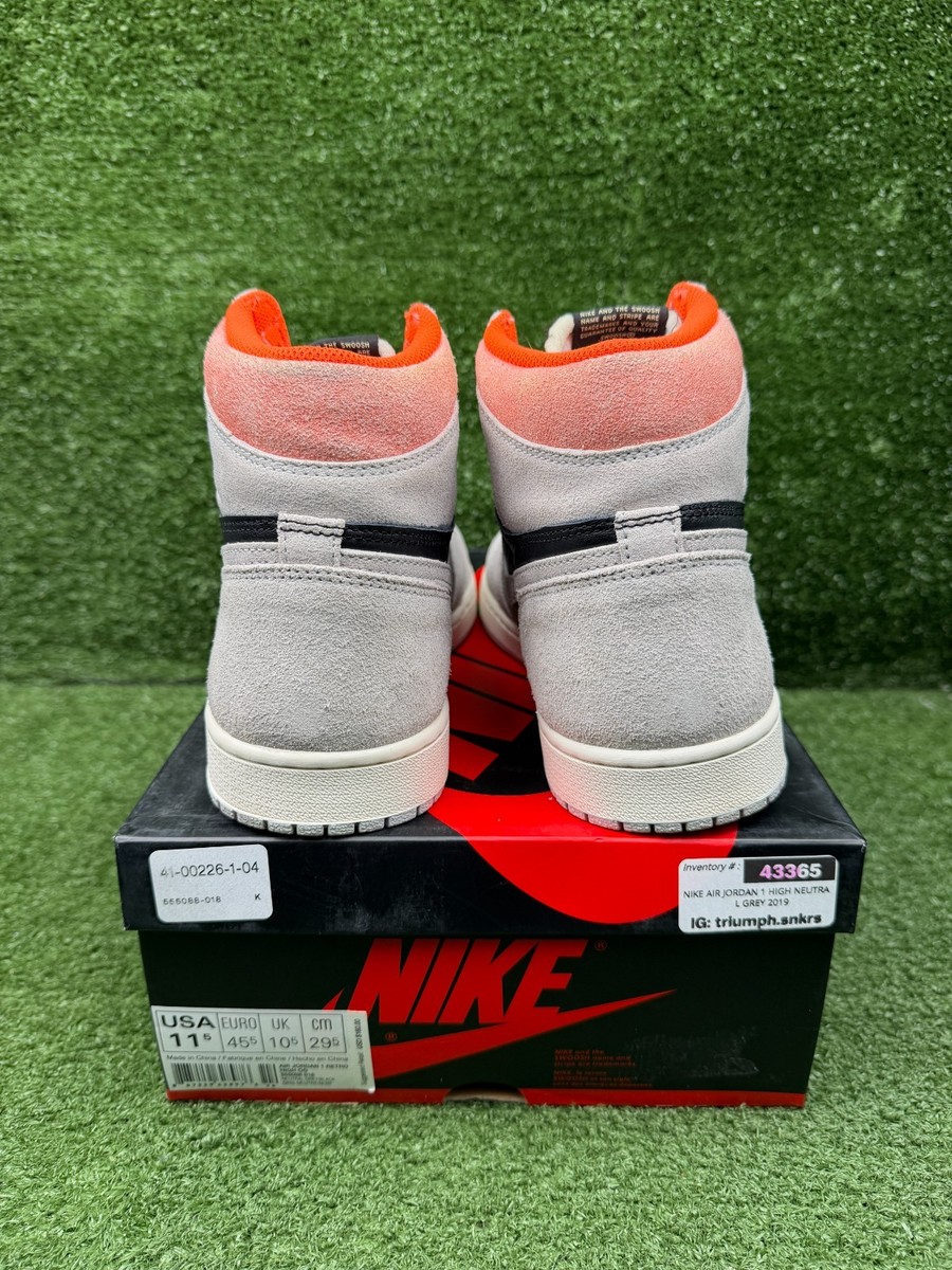 アンティーク Size 11.5 - Air Jordan 1 Retro OG High Neutral Grey 887229628976| eBay