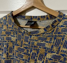 Vintage 90's HOBIE T-Shirt Men's Surf California USA Crazy Single Stitch AOP XL