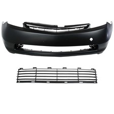Front Bumper Cover And Grille Kit For 2004-2009 Toyota Prius