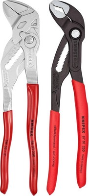 KNIPEX 9K0080147 2-Pieces 10 in. Cobra Water Pump and Pliers Wrench - Pliers Set