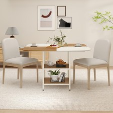 120cm Modern Dining Table Square Kitchen Table COSTWAY