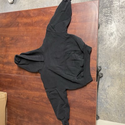 Kanye West YZY Gap Yeezy Double Layer Hoodie Black Youth Small Kids Size S 