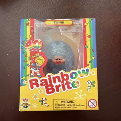 Rainbow Bright Rare Chase Twink Holiday Blue Glitter Cheebee Figure Tls