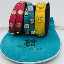Rustic Cuff The Carousel Stack Leather Bracel...
