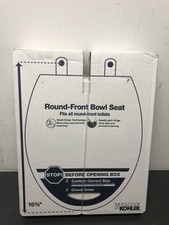 Kohler K-4639-RL-0 Cachet ReadyLatch Round-Front Quiet-Close Toilet Seat - White