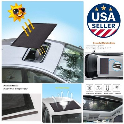 Breathable Magnetic Car Sun Shade - Overnight Camping Essential & UV Blocking