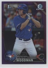 2016 Bowman Draft Chrome Picks Purple Refractor 225/250 JB Woodman #BDC-88 0l4h