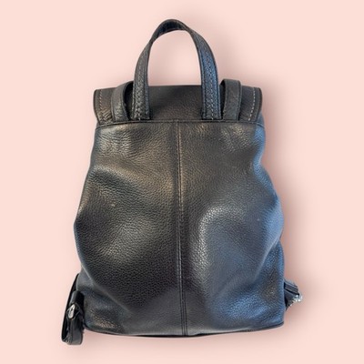 COACH Y2K Vintage Park Pebbled Leather Backpack Daypack Turn Lock