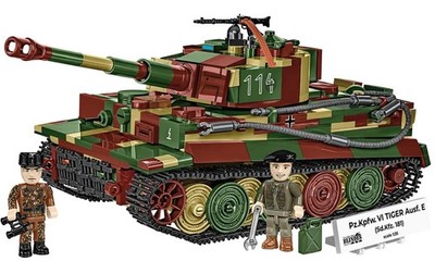 COBI Musee des Blindes Historical Collection WWII Pz.Kpfw. VI Tiger Ausf. E T...