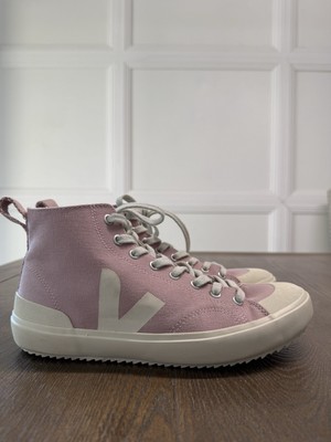 VEJA Nova Canvas High-Top Trainers Babe/Pierre Pink US 8 / EU 39 Women s