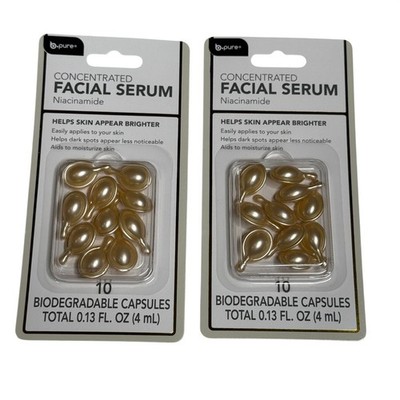 b.pure Niacinamide Serum Capsules 2 Pack 20 Count Oil Control Pore Care