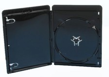 10x Amaray Blu-ray 11 mm Leerh&uuml;lle Schwarz 1-Disc Neuware Ersatz Cases Black