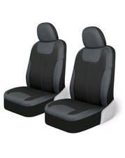 Motor Trend Gray Waterproof Seat Covers for Front Seats   Premium Neoprene