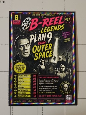 B-Reel Legends Custom Card - B Movie Cult Classics - Plan 9 From Outer Space