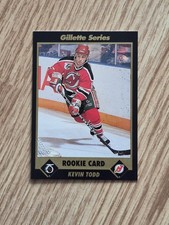 Kevin TODD - 1991/92 Gillette Series, Rookie card New Jersey Devils NHL . rookie card picture