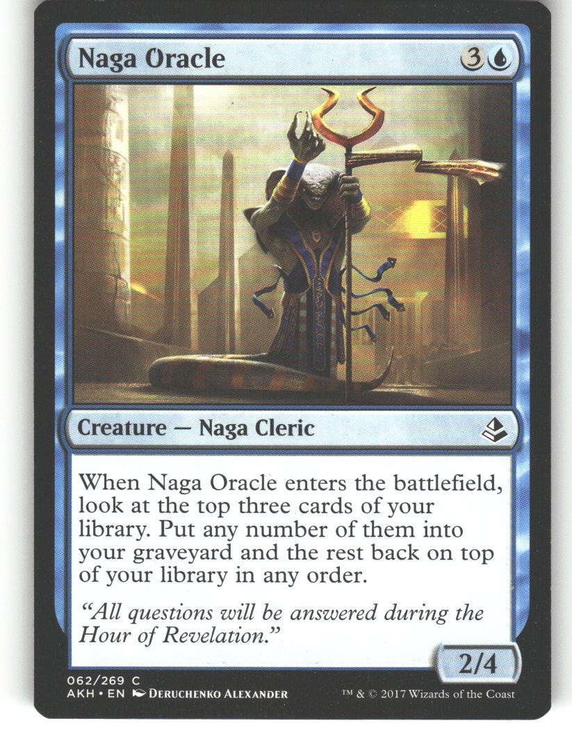 Naga Oracle - Amonkhet - MTG - Common - #62 - NM