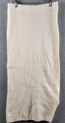 Z Supply Mykonos Midi Skirt Women's M Oat Milk Elasticized Waistband Pull On