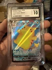 Pokémon Surfing Pikachu VMAX Celebrations Ultra Rare Holo CGC 10 #009