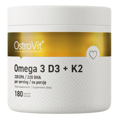 Omega 3 D3+K2 180 Kapseln