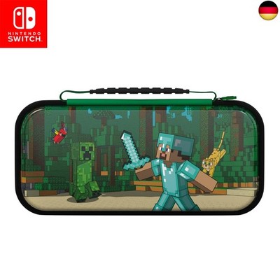PDP Nintendo Switch Travel Case ? Minecraft Forest Battle