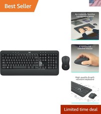 Plug-and-Play MK540 Wireless Keyboard and Mouse - Enhanced Productivity Features