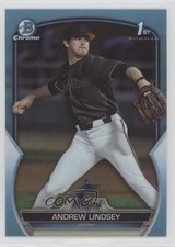 2023 Bowman Draft Chrome Sky Blue Refractor Andrew Lindsey #BDC-18 15j4
