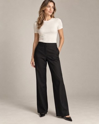 Max Mara Made in Italy Black Trousers   Size 38 (US 4)   $95