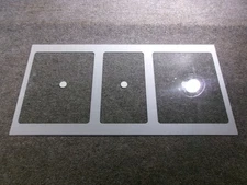 WPW10628814 WHIRLPOOL REFRIGERATOR CRISPER GLASS 29 7/8" X 15"