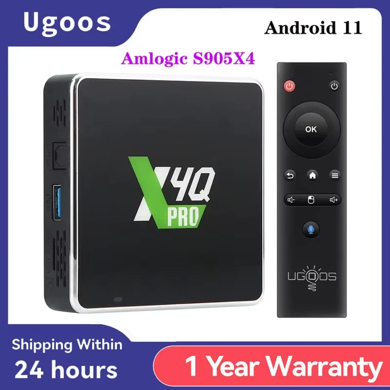 X4Q Pro Smart Set Top Box Android 11 X4Q Pro 4GB 32GB X4Q Plus 4GB 64GB Amlogic - Image 2 of 4