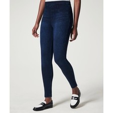 SPANX High Rise Jeanish Leggings Dark Denim Small S