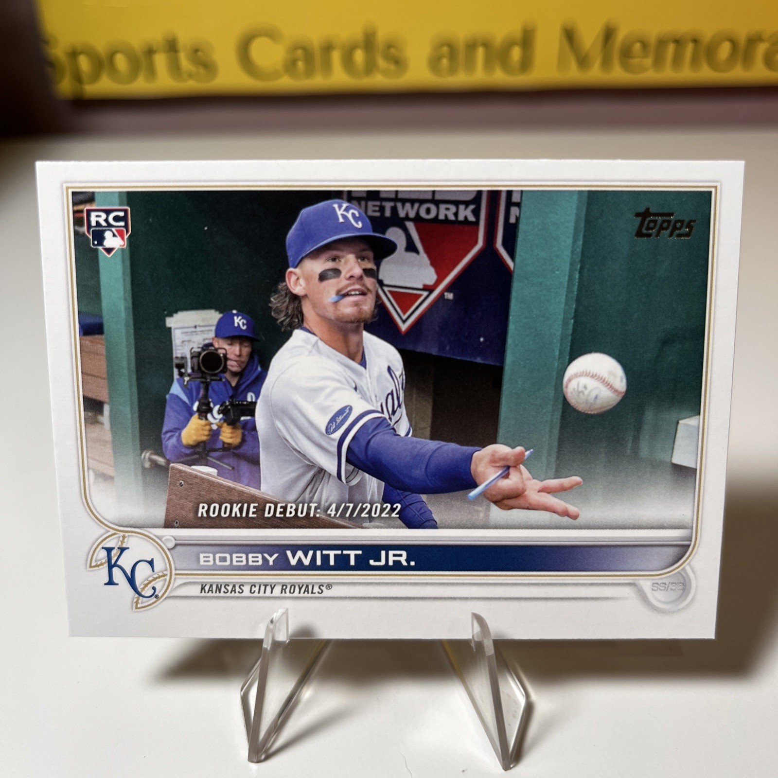 2022 Topps Update Series - Rookie Debut Bobby Witt Jr. #US187 (RC)