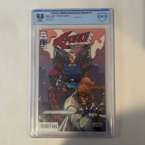 X-Force: Killshot Anniversary Special #1 CBCS 9.8 WP Yu Retailer Incentive