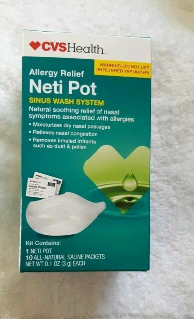 Neti Pot Sinus Wash System 10 Packets Cvs Exp 1 20 1 21 X2 For Sale Online Ebay