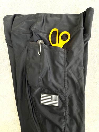 We The People Holsters Leggings Defender Tactical Size M Black USA Made EDC - Picture 3 of 10