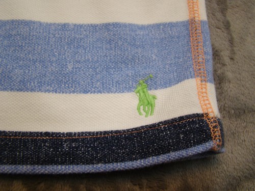 Polo Ralph Lauren Boys Size M 10-12 Striped Cotton Mesh Shorts - Picture 2 of 7