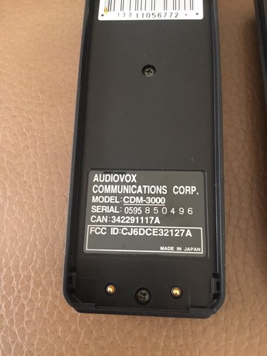 1998 AUDIOVOX Digital Cell Phone Model CDM 3000~ NO Charger~Japan~AS IS~Vintage - Picture 7 of 11