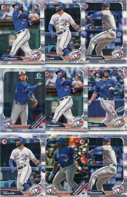 LOT (15) TORONTO BLUE JAYS 2019 BOWMAN CHROME VLADIMIR GUERRERO TELLEZ RC - 4794