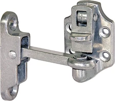 Heavy-Duty Aluminum Door Hold Back - 2 Inch Hook and Keeper