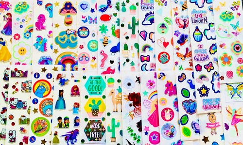Huge Lot Stickers Kit Set Planner Craft Scrapbook Variety Of Themes | 275+ Pcs. - Picture 3 of 19