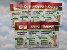 LOT 7 KERASAL INTENSIVE REPAIR FOOT MASKS CRACKED HEELS  DRY SKIN 2 CNT EACH