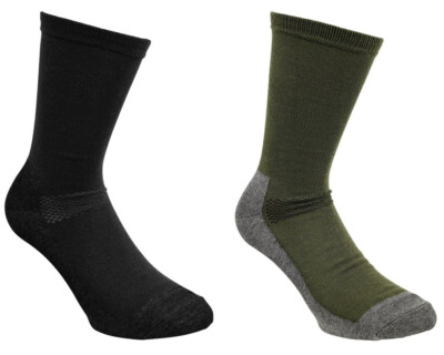 Pinewood Coolmax Liner Spantex Socken Outdoor 2er Pack schwarz/grün  Gr. 43 - 45