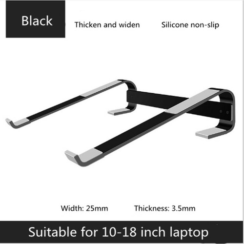 Universal Aluminum Alloy portable Slim Stand Non-slip Holder For Laptop 10“-18" - Photo 14/14