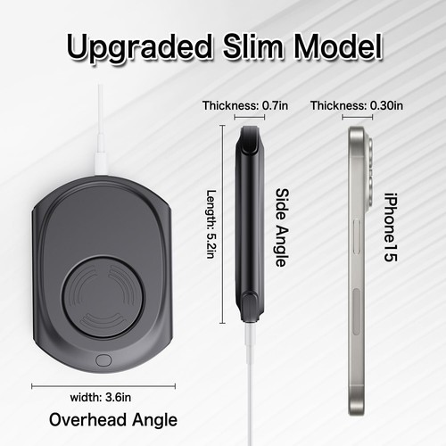 INFOTOP Mouse Jiggler Ultra Slim 20dB Quiet & Noiseless Undetectable Mouse Mo... - Picture 2 of 7