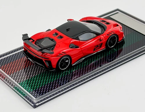 U2 1:64 Red SF90XX Stradale Racing Sports Model Diecast Resin Car - Picture 3 of 9