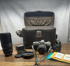 Minolta SRT 101 35mm Film SLR Camera W/ Minolta Rokkor 50mm f/1.7 Lens