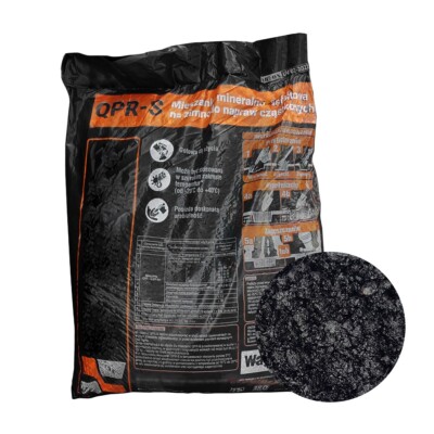 Kaltasphalt Kaltmischgut Reparaturasphalt Asphalt-Mischung Straßenbelang 25kg