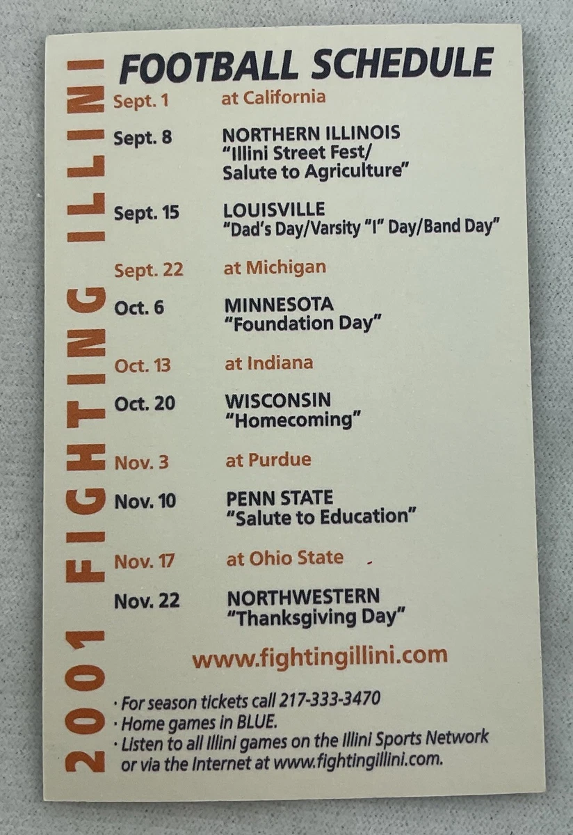 Fighting Illini Football Season Tickets on Sale for 2021