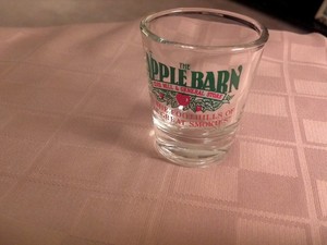 The Apple Barn Cider Mill And General Store Shot Glass 4007 Ebay